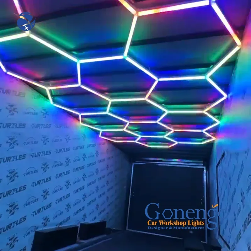 Perfect Way To Holiday Party Rgb Led Hexagon Nightclub Light Multi Colour Led Disco Light