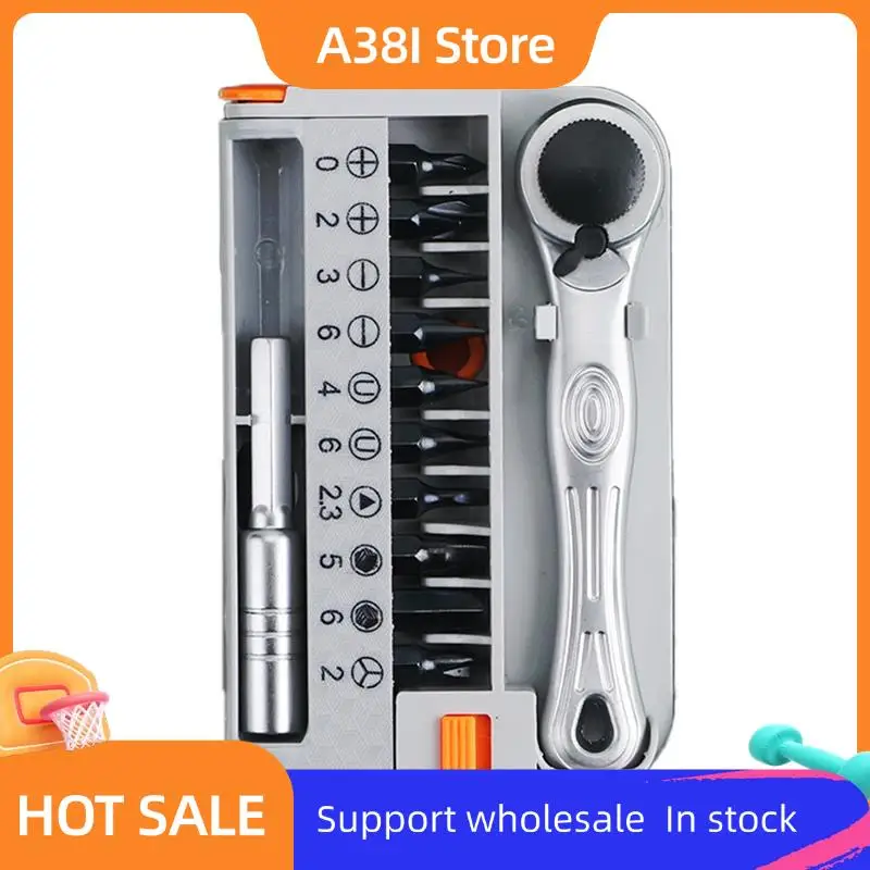 

A38I Мини-аппаратный двусторонний храповой ключ Набор отверток специальной формы Портативный набор инструментов Крестовая отвертка