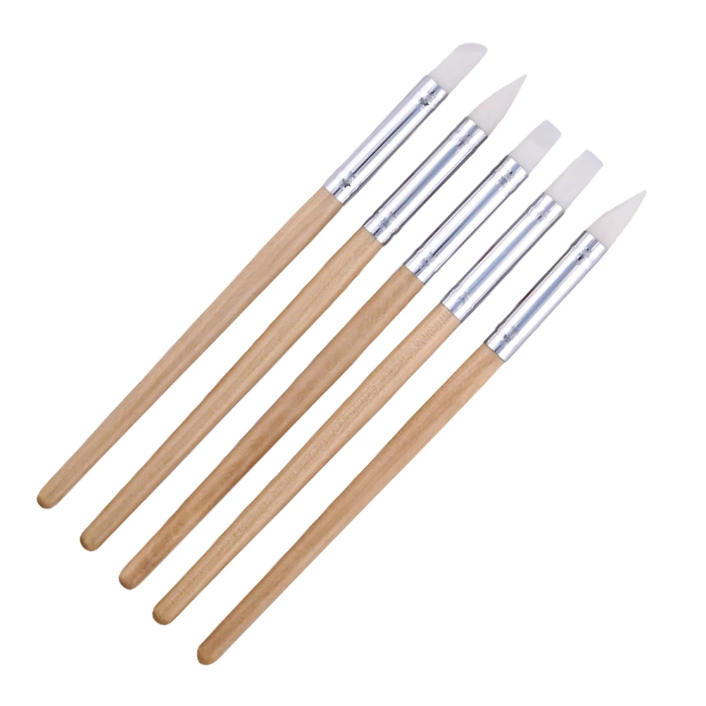 

5pcs Pottery Set Sculpting Supplies Ceramic ing Kit Silicone Carving Tools Clay Sculpture Tool Clay Carving Tool Set