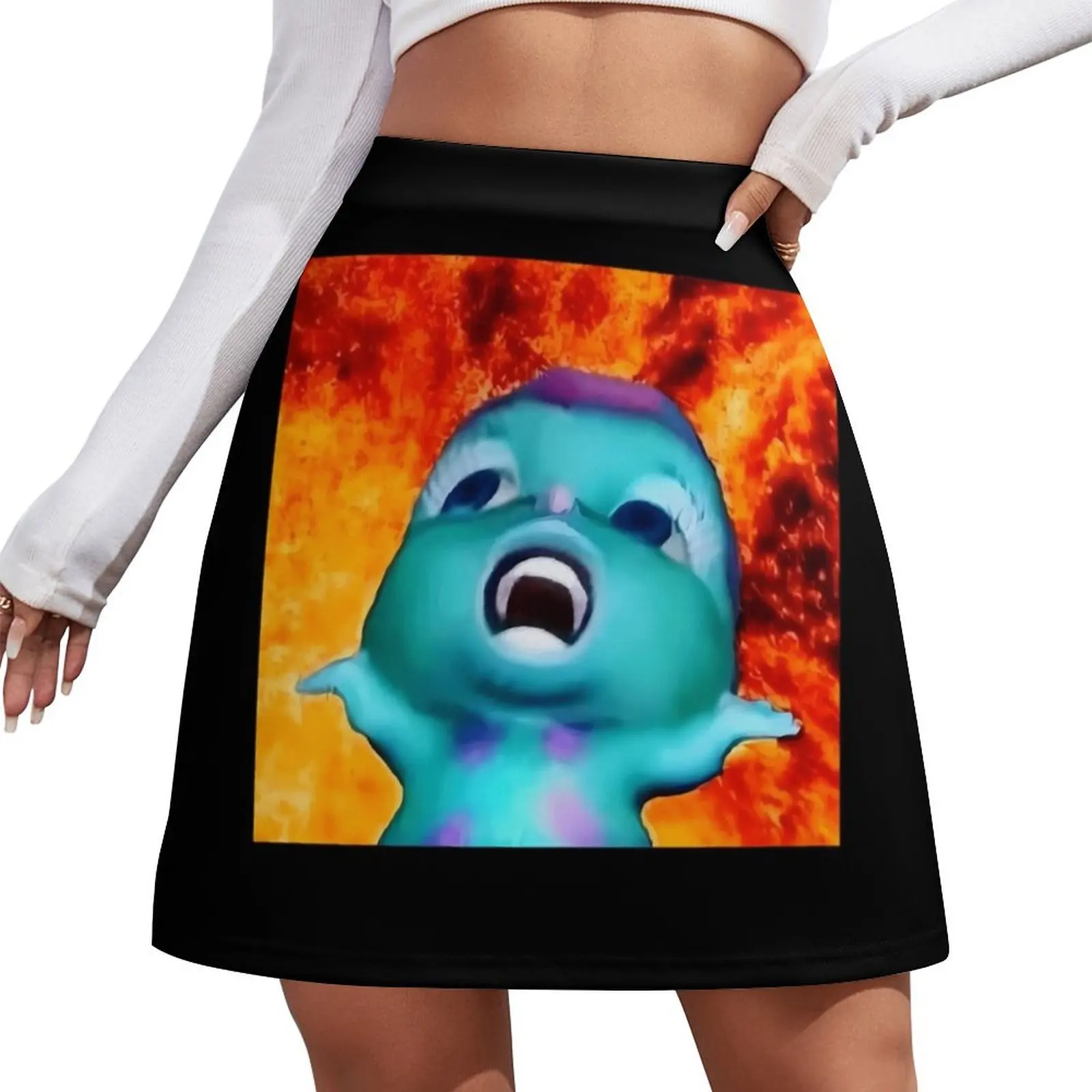 

Bibble Meme Painting Vintage \t Mini Skirt midi skirt for women Skirt for girls Skort for women