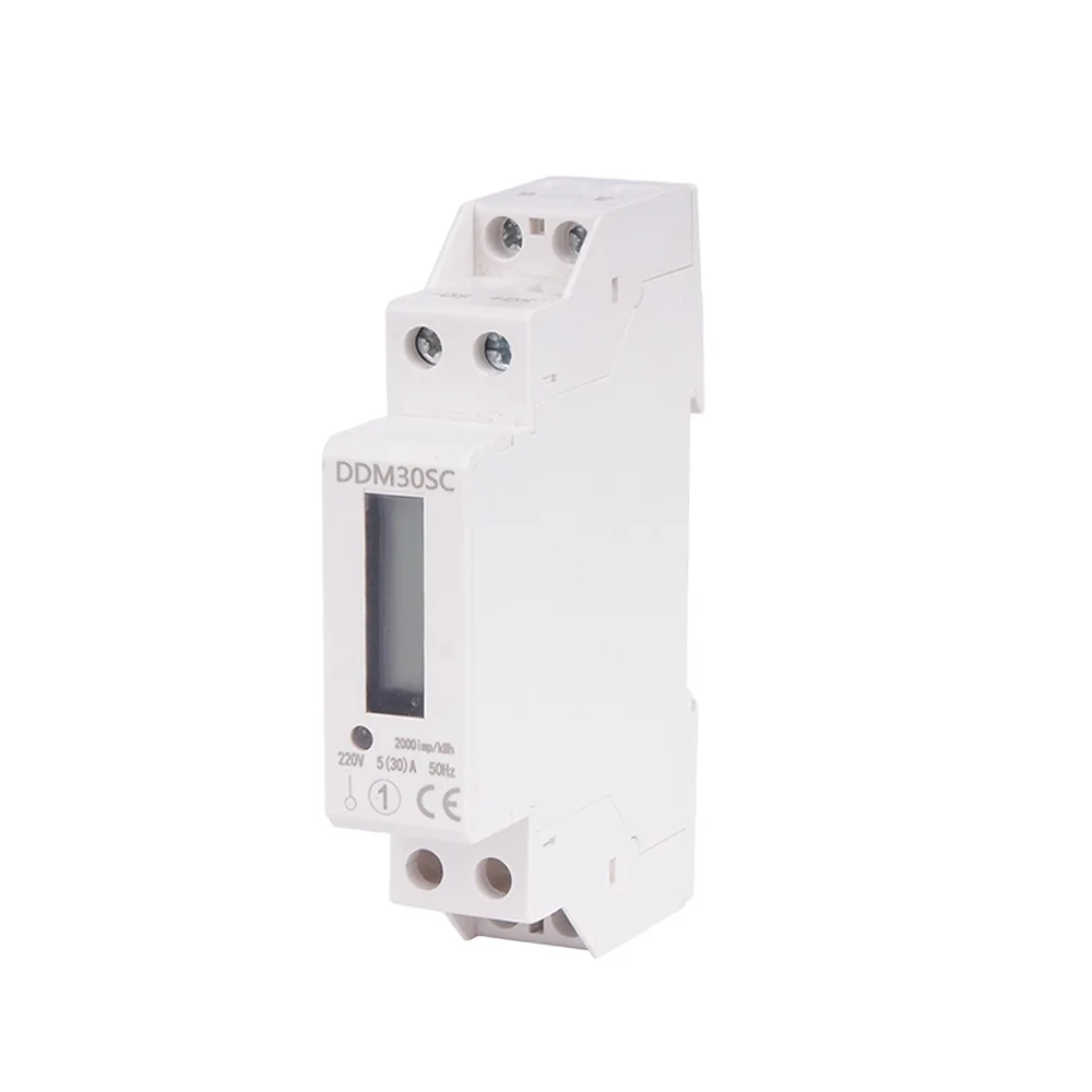 

Однофазный MODBUS RTU Din-рейка, счетчик кВтч, пульт дистанционного управления для остановки электрического счетчика