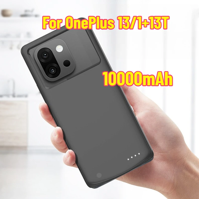 

For OnePlus 13/1+13T Phone Battery Case Large Capacity Power Bank Portable Wireless High Capacity Power Supply