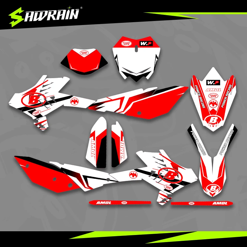 

Мотоциклетные графические фоны Sawrain, наборы наклеек для BETA 10-12 BETA RR 10-18LC 02