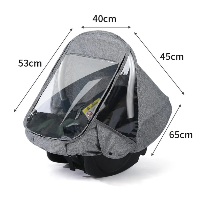 ผ้าคลุมเบาะนั่งเด็กในรถ ป้องกันลม ฝุ่น ละอองน้ำ และยุง