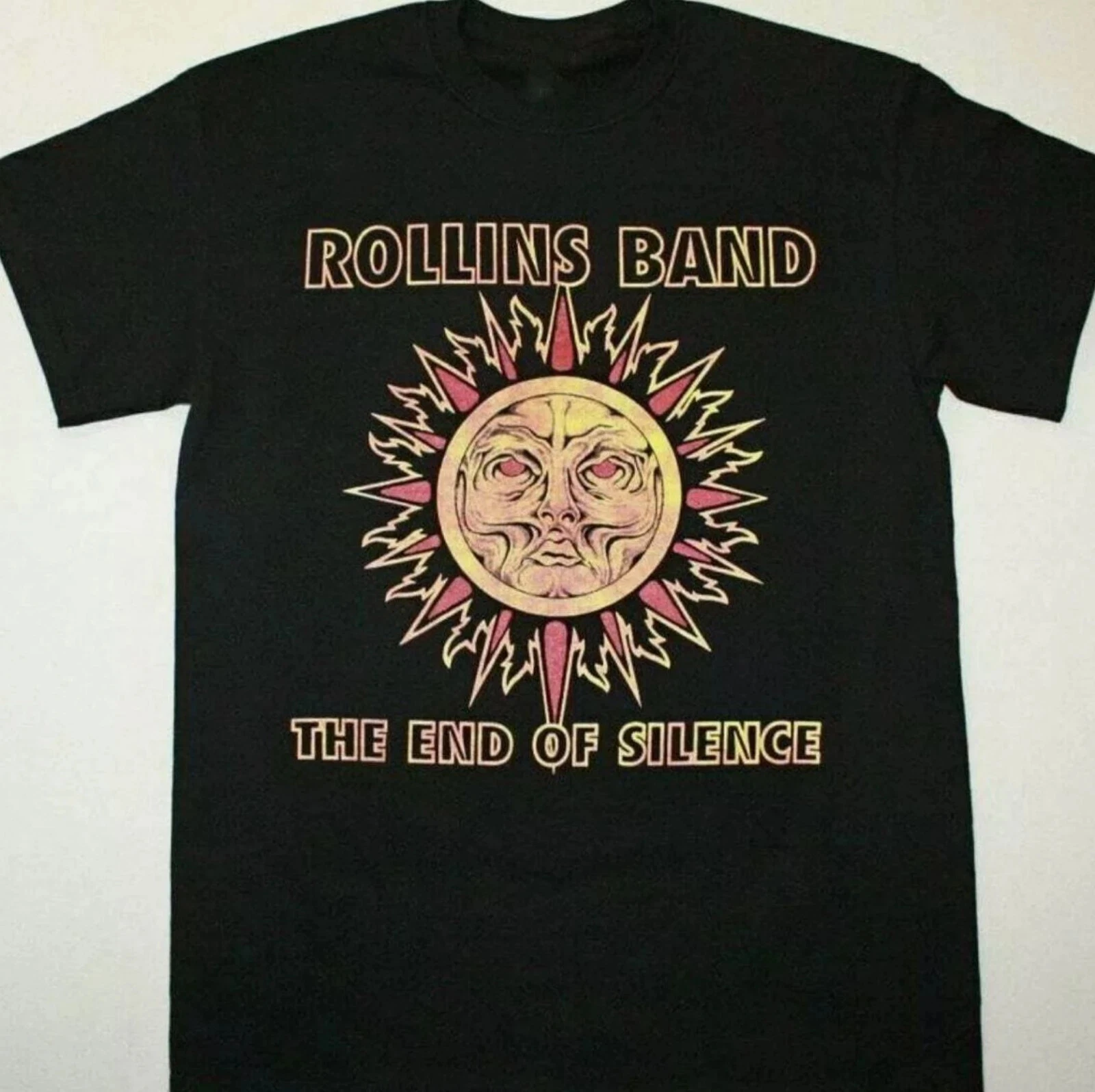 Rollins Band The End of Silence Kurzarm-Hemd in Schwarz, alle Größen, Herren-Shirt, Harajuku-Streetwear