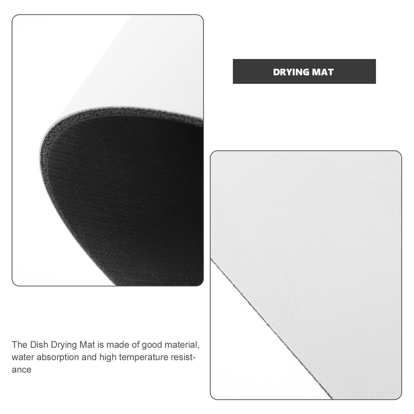 

Marble Pattern Absorbent Non-Skid Drying For Kitchen Counter Bathroom Sink Dish Draining Pad Water Absorbing Mat Kitchen