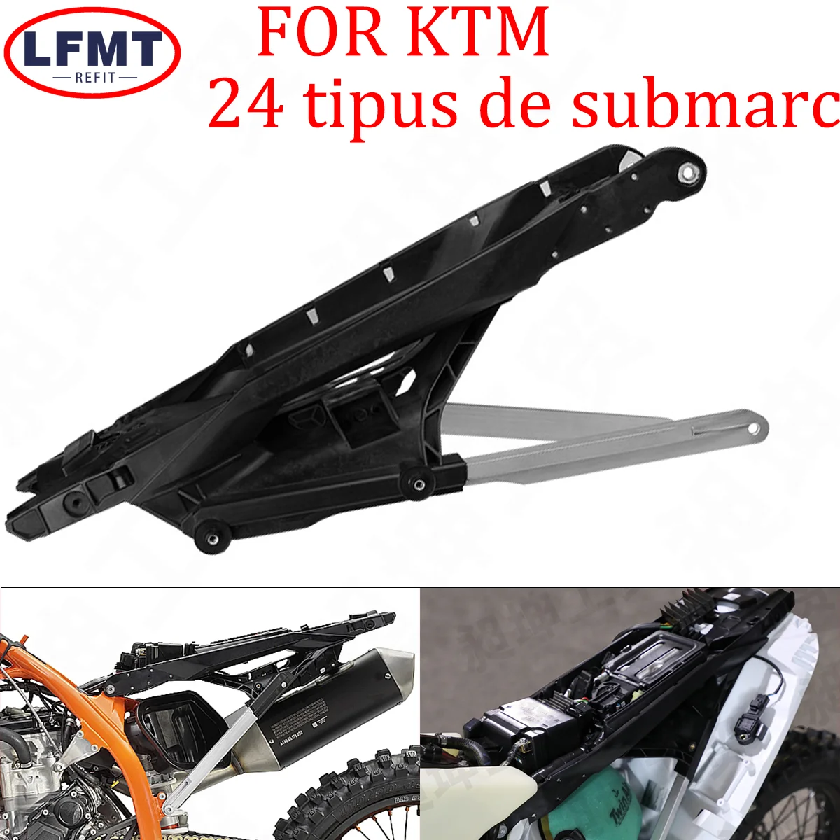 

NEW Motorcycle Subframe Rear Seat Tailstock Mount Support Frame Strengthen Sub Frame For KTM 2023-2024 SX-F XC EXC 250 450