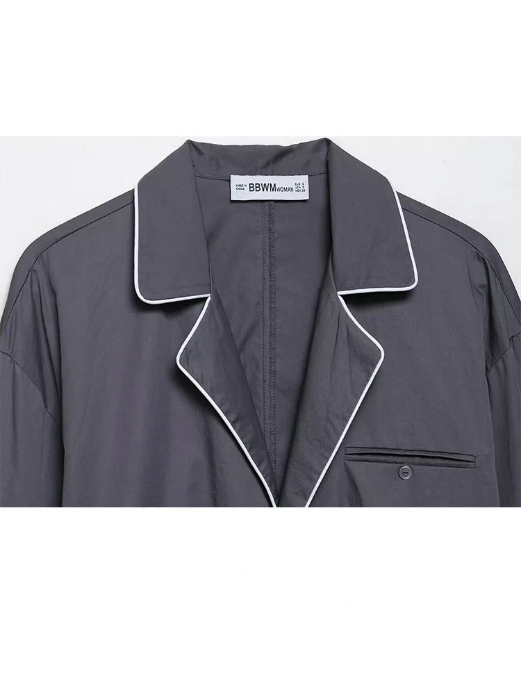 여성 여름 데님 투피스 세트 시크한 O넥 민소매 싱글 버튼 탑 베스트+미드웨이스트 포켓 솔리드 와이드 팬츠