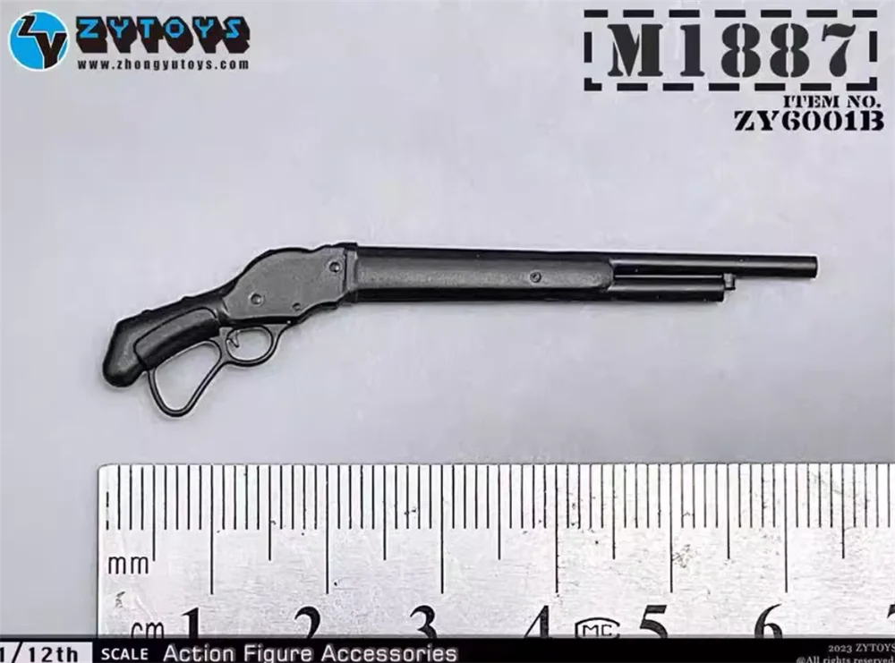 1/12th zytoys zy6001b mini brinquedos armas modelo mp5 m4 ak47 p90 m1887 material pvc não real para 6 "boneca figura cena componente diy