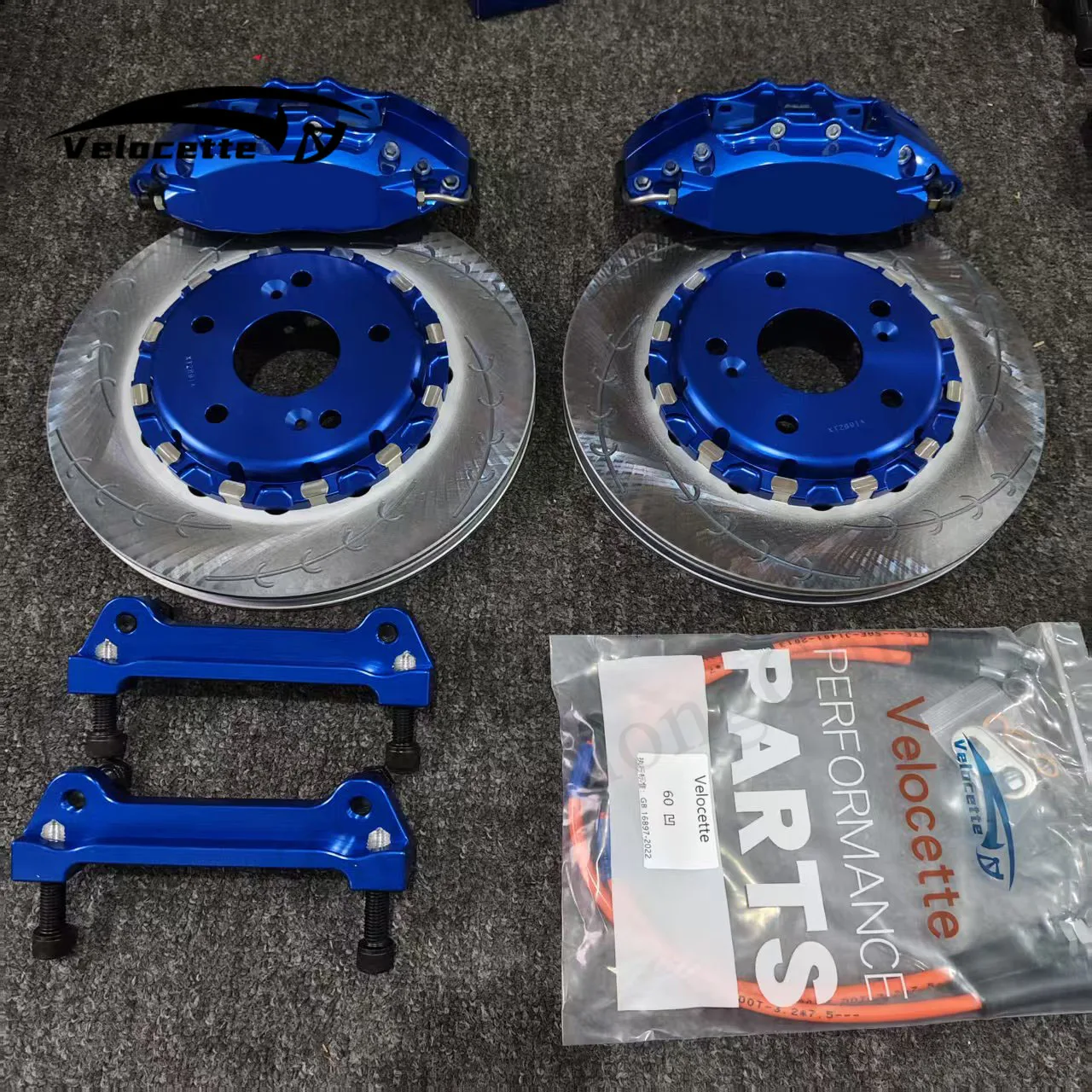 

Автомобильный цветной логотип, суппорт переднего колеса, 4-поршневой большой тормозной суппорт, комплект 302, ротор для Honda Civic Ek9