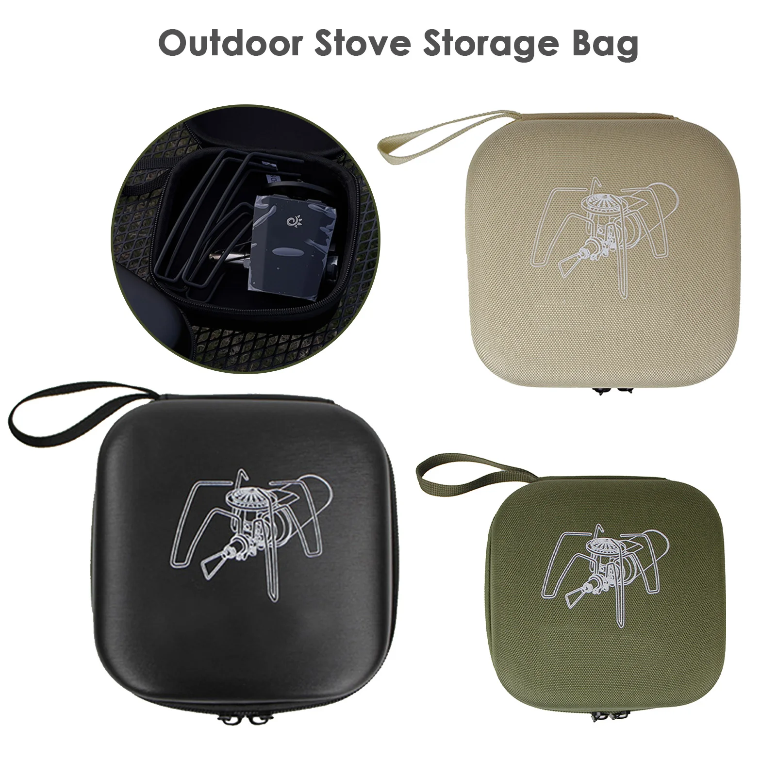 

Stove Storage Bag Waterproof Portable Travel Burner Stove Storage Bag Outdoor Storage Box Outdoor Storage Tools Reusable Thicken