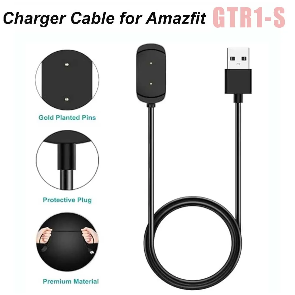 Für Amazfit GTS GTR T-REX USB Ladegerät Smart Uhr Zubehör Schnelle Ladegerät Ersatz Ladegerät 3,3 ft