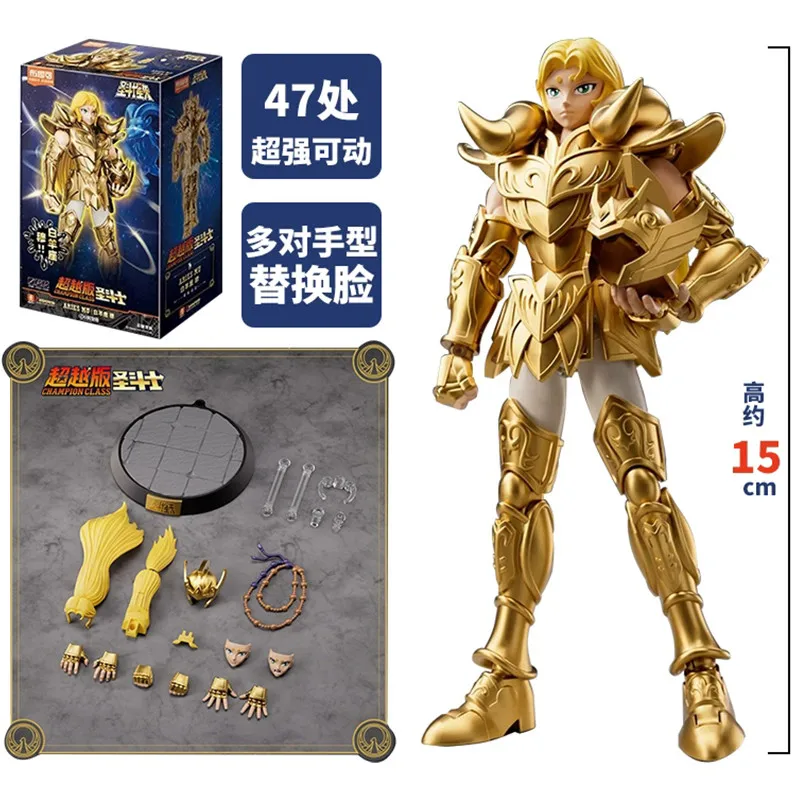 BLOKEES Original Saint Seiya bloc de construction Aiolos bélier Mu Leo Aiolia Scorpius Milo Pegasus Seiya assemblé figurine jouets