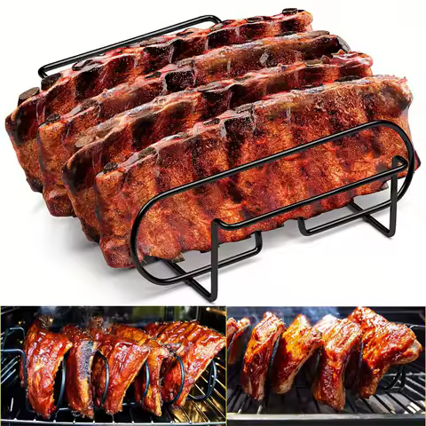 1PCS Non-Stick BBQ Grill Grid Carbon Steel for Outdoor Camping Picnic Steak Cooking Grilling Tools Accessories