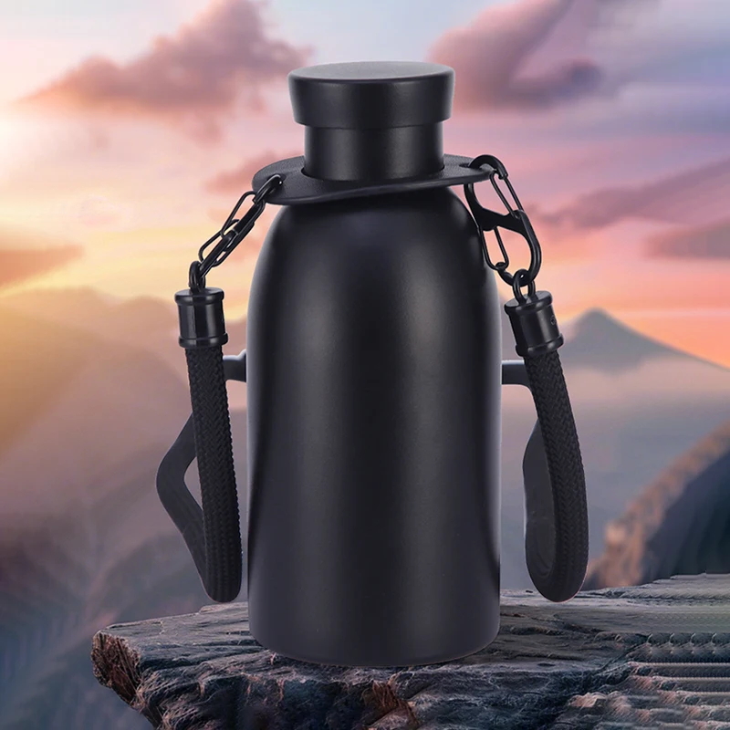 

Sports Water Bottle Keep Warm Cold Thermal Water Bottle High Quality Portable Thermos Cups Travel Drink Bottles For Camping Gym