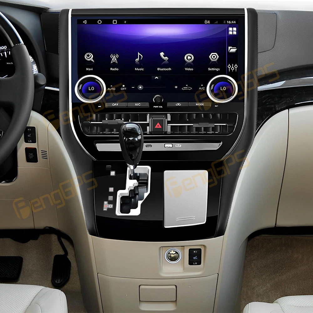 13.1 Inch Android 13 CarPlay Car Radio For Toyota Alphard 2008-2012 Touch Screen Multimedia Player GPS Navigation Head Unit DSP