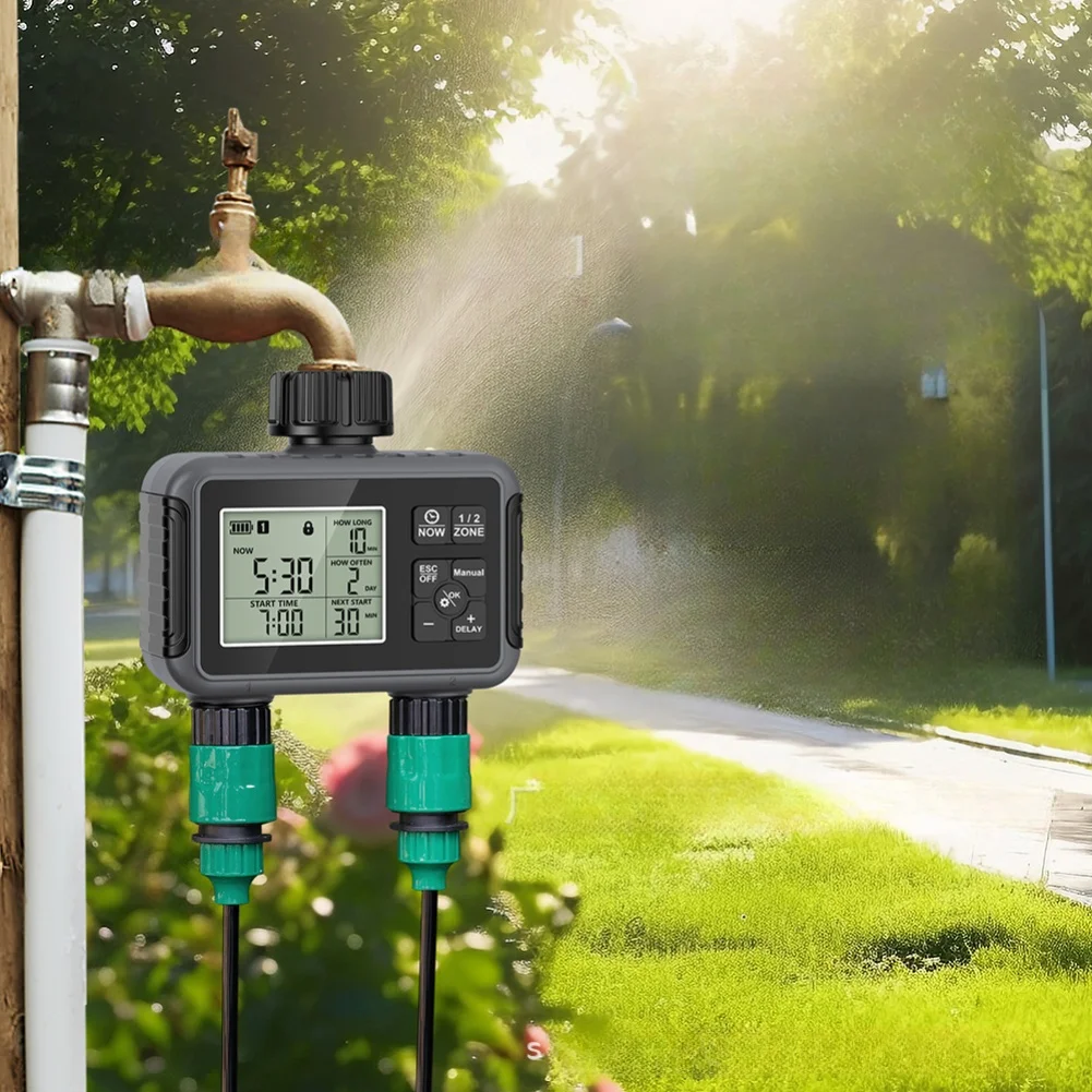 Automatic Sprinkler Garden Faucet Timer Battery Compartment Seal Pressure And Heat Resistant Outdoor Waterproof Irrigation Timer