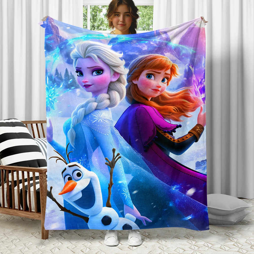 Frozen Queen Elsa cute pattern Blanket for child,blankets for beds,thin blanket,Camping,Livingroom,Couch,picnic blanket,home