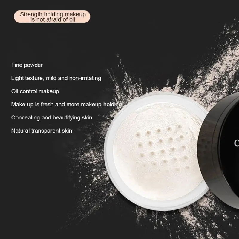 Matte Loose Powder Professional Face Styling Powder Invisible Pores Oil Control Makeup Powder Translucent Makeup Setting Powder