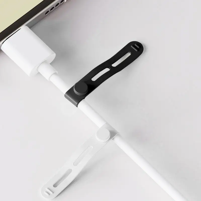 Attaches de câble de charge réutilisables élastiques polyvalentes, sangles réglables