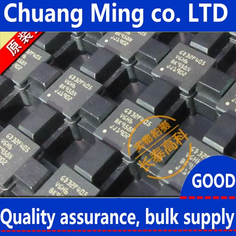 100% new original (5PCS-10PCS) GD32F405VGH6 GD32F405 VGH6 BGA