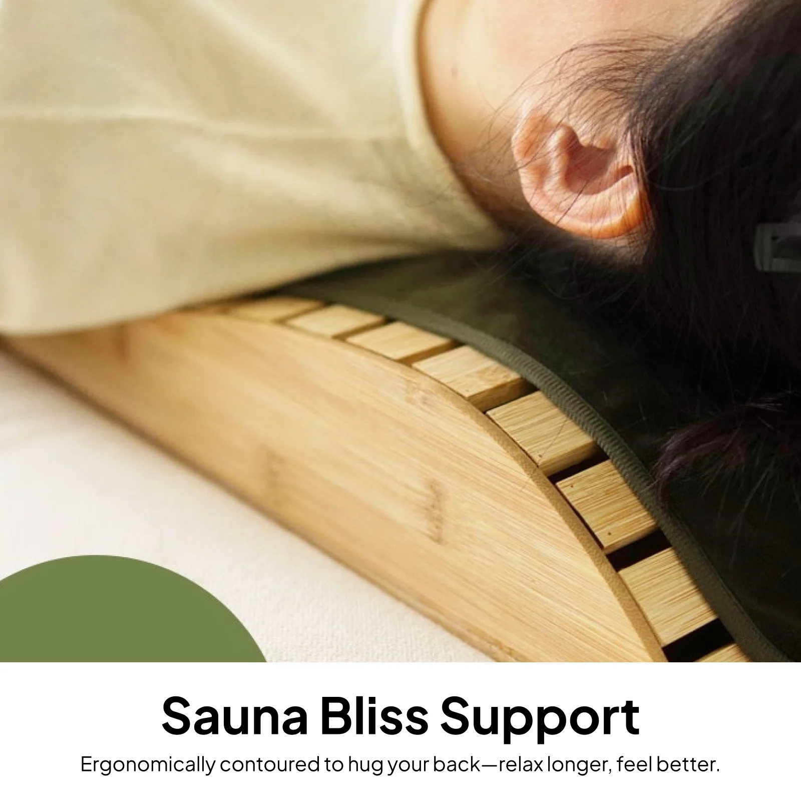 Sauna Backrest Lightweight Sauna Headrest for Sauna Bathing Steam Room
