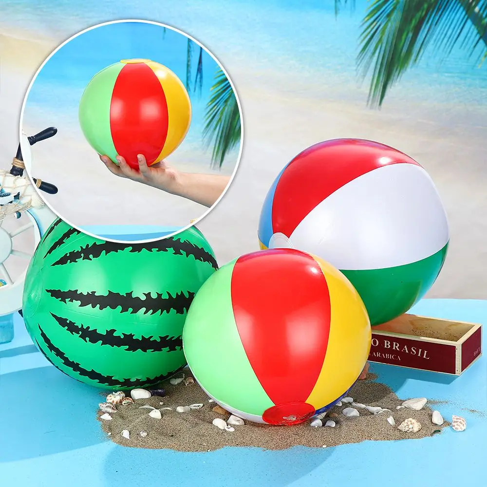 Multicolor Inflável Beach Ball, Decorações De Festa, Verão Brinquedos Para Crianças