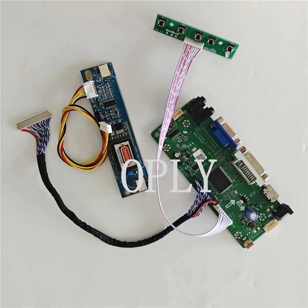 

Комплект платы контроллера драйвера для M185XW01 M185B1 18,5 "1366X768 светодиодный экран «сделай сам» ЖК-монитор HDMI-совместимый VGA DVI-карта