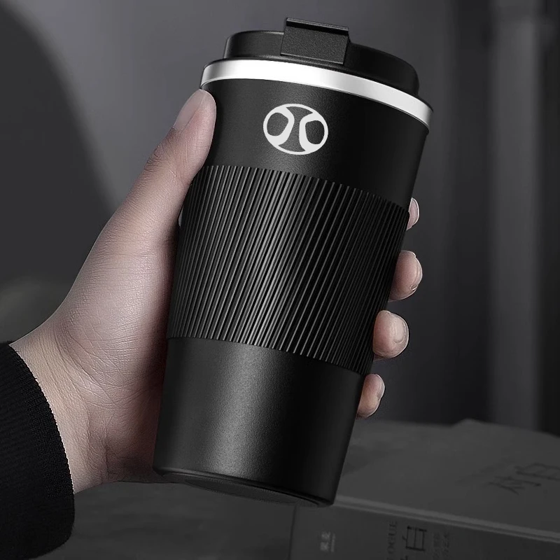 

510ML Car Coffee Mugs For Baic Senova X25 X35 X55 X65 D50 Thermos Bottle Stainless steel Vacuum Flask Water Cup Auto Accessories