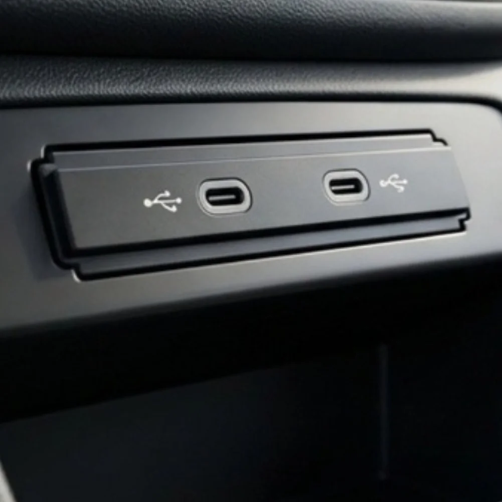Car Interior Upgrade Car Connectivity Automotive Accessories Black for versatile Charging Options For MK2 For Tiguan