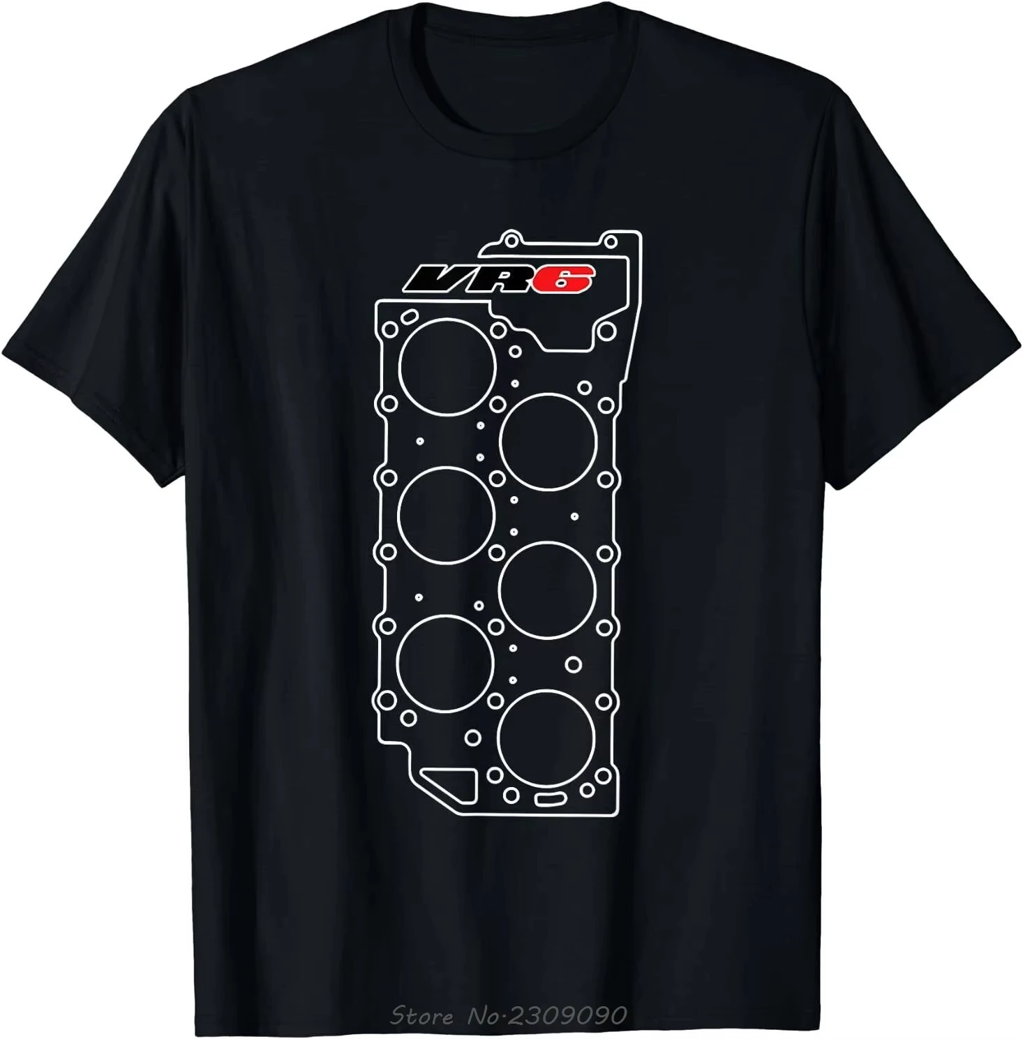 VR6 Engine Gasket Funny Graphic T-Shirt Cotton O-Neck Casual Hip Hop Streetwear Summer Short Sleeve Men Gift Tee
