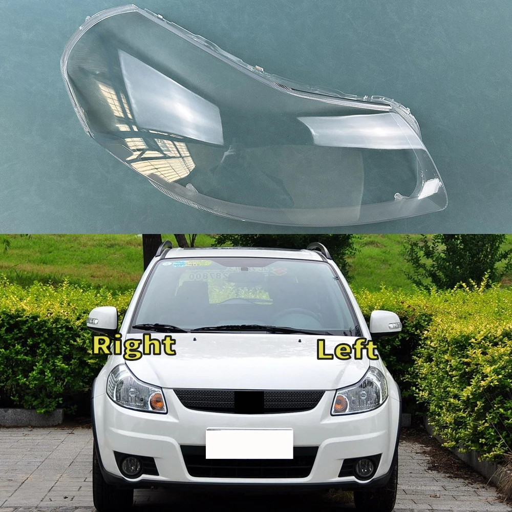 For Suzuki Tianyu SX4 2006-2016 Front Headlamp Cover Transparent Mask Lamp Shade Headlight Shell Lens Auto Replacement Parts