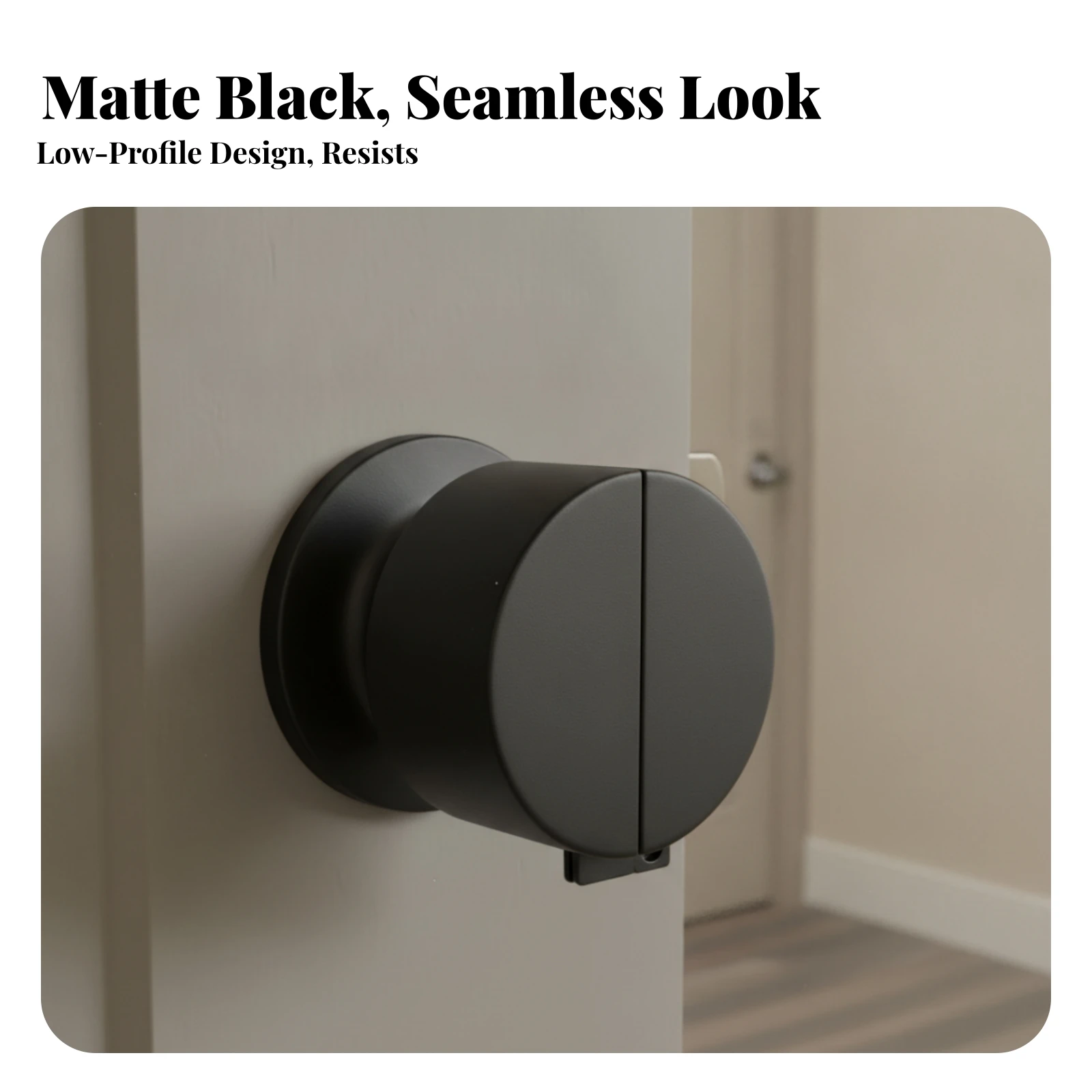 Door Knob Lockout Device Black - Home Hardware Bathroom Accessories recension och pris