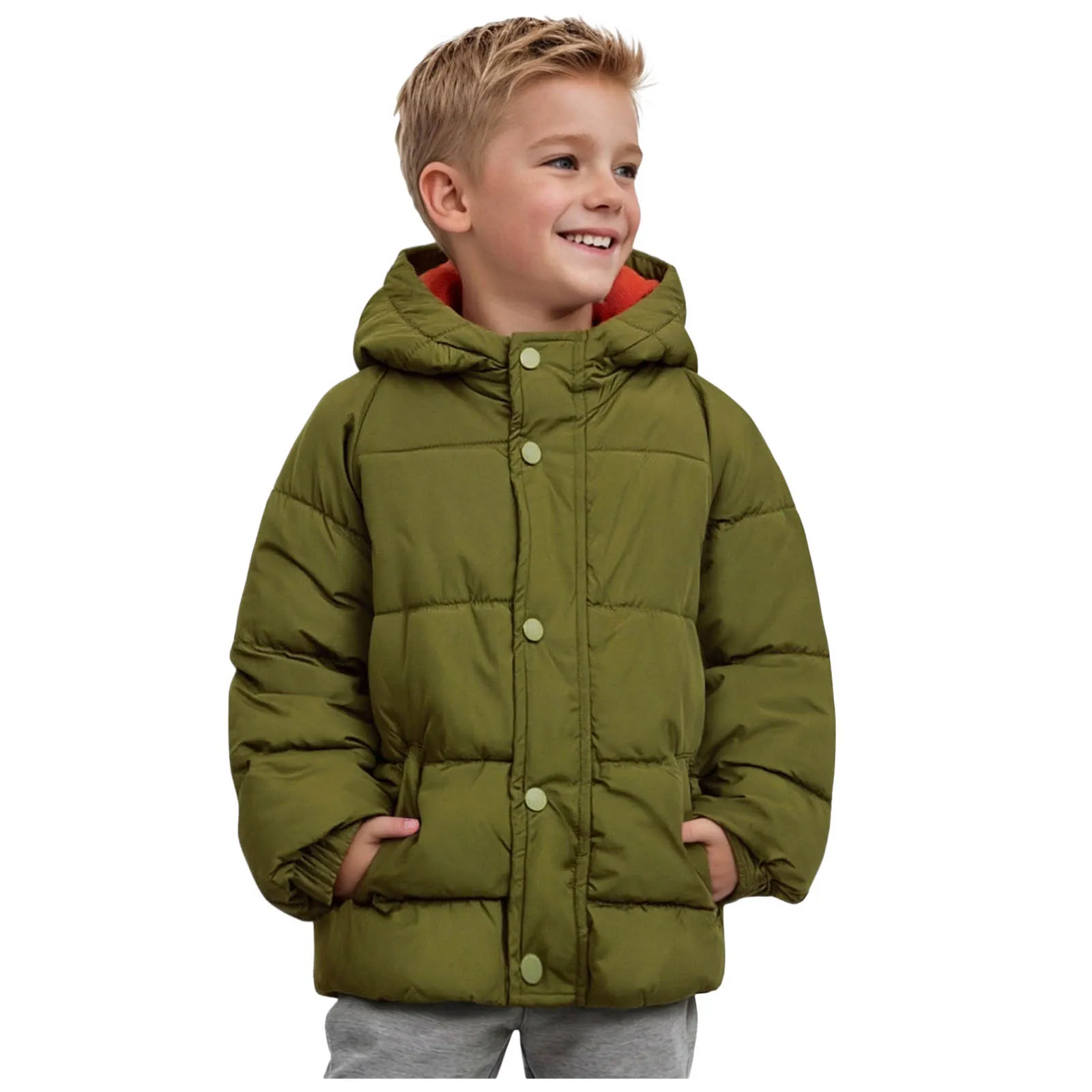 

Big Boys Lightweight Jackets Childrens Comfortable And Warm Jacket Boys And Girls Simple Hooded Down Jacket 2t Jackets for Boys
