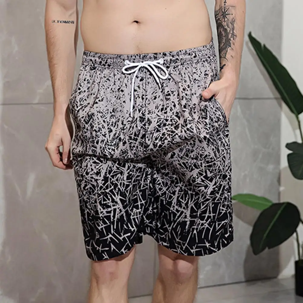 

Men's Swimming Shorts Quick Dry Beach Men Swimming Trunk Loose Colorful Quick Dry Casual Men Swimwear 2022 Summer Male Shorts