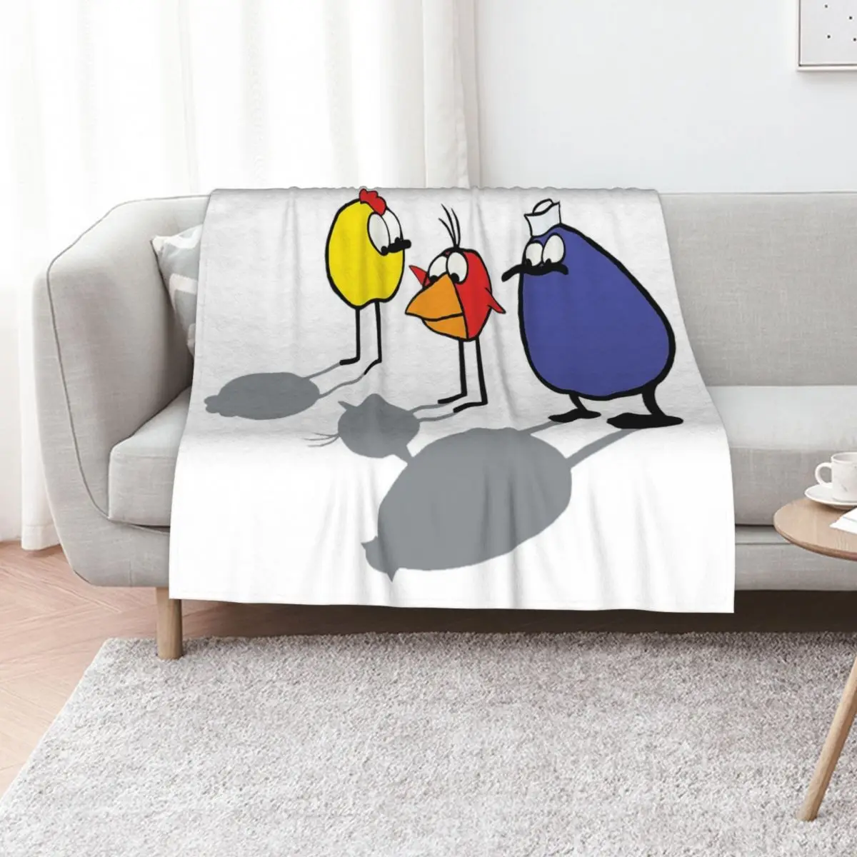 Peep and the Big Wide World Throw Blanket Thin Soft Blanket for Summer Night Sleeping