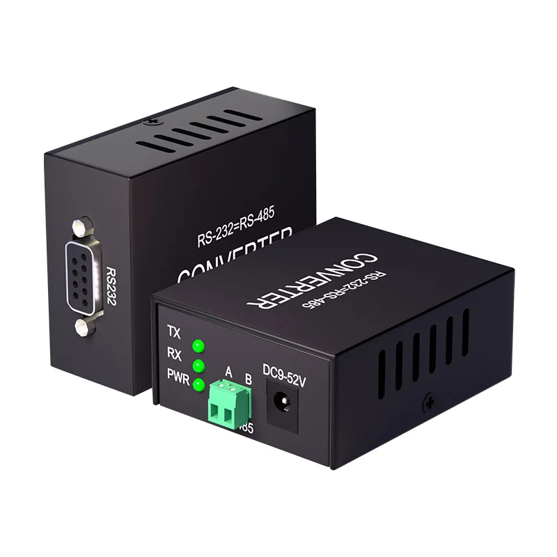 RS232 to RS485 Serial Converter Mutual Transmit Duplex Converting With 2 Position Terminal Block Mini-Size