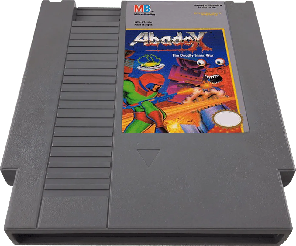 

8bit game card : Abadox - The Deadly Inner War ( NES Version!! cartridge ONLY!! )