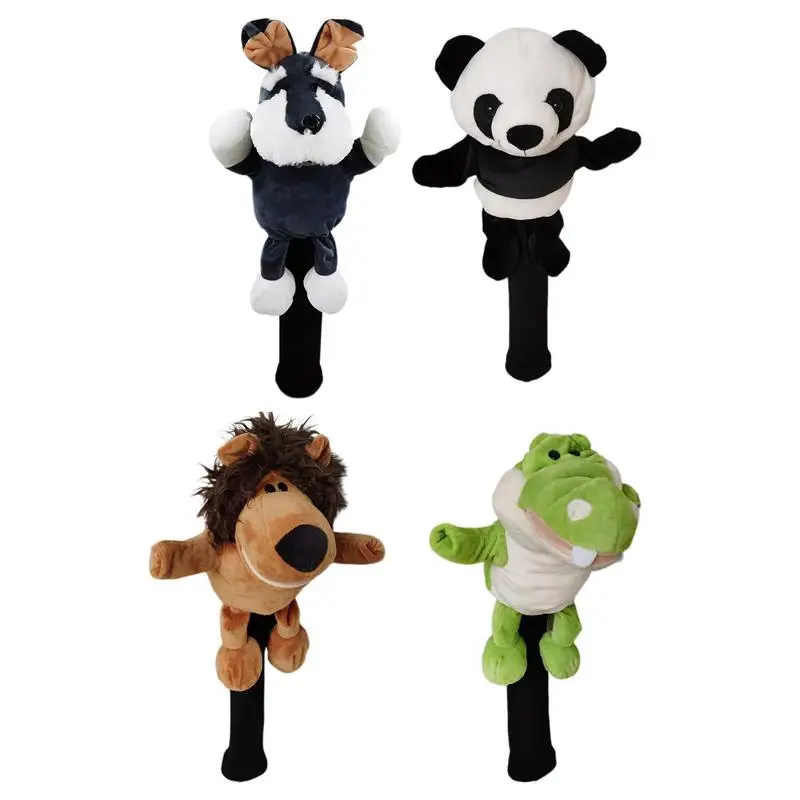 

Чехол для гольф-клуба, плюшевые милые животные, плюшевые животные, деревянные Чехлы для головы, водонепроницаемые новые милые Чехлы для гольф-клуба, Защитные чехлы для гольф-клуба