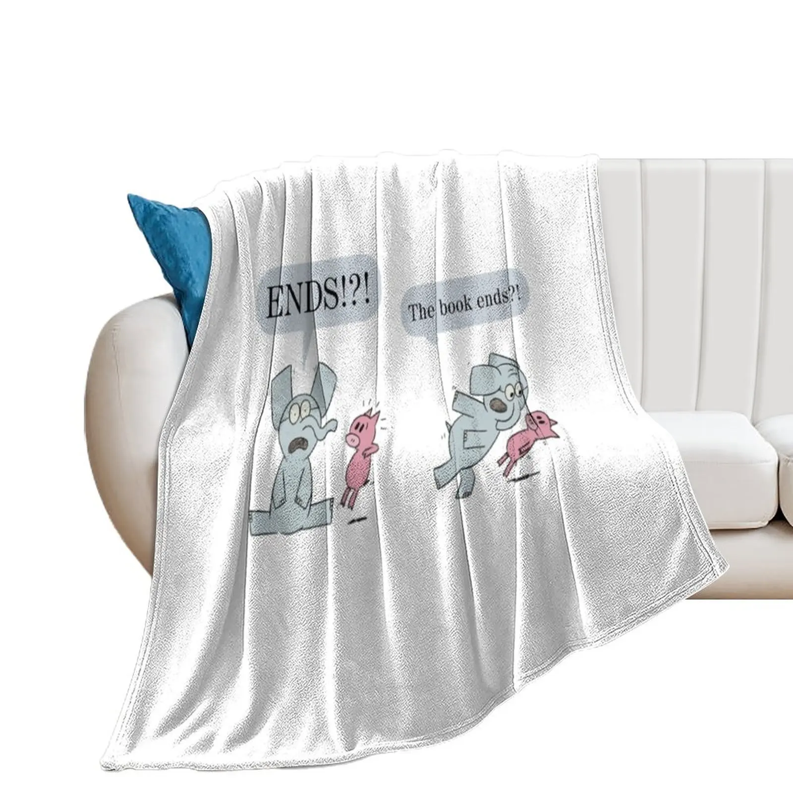 

Elephant and Piggie Classic Throw Blanket Furry heavy to sleep Blankets