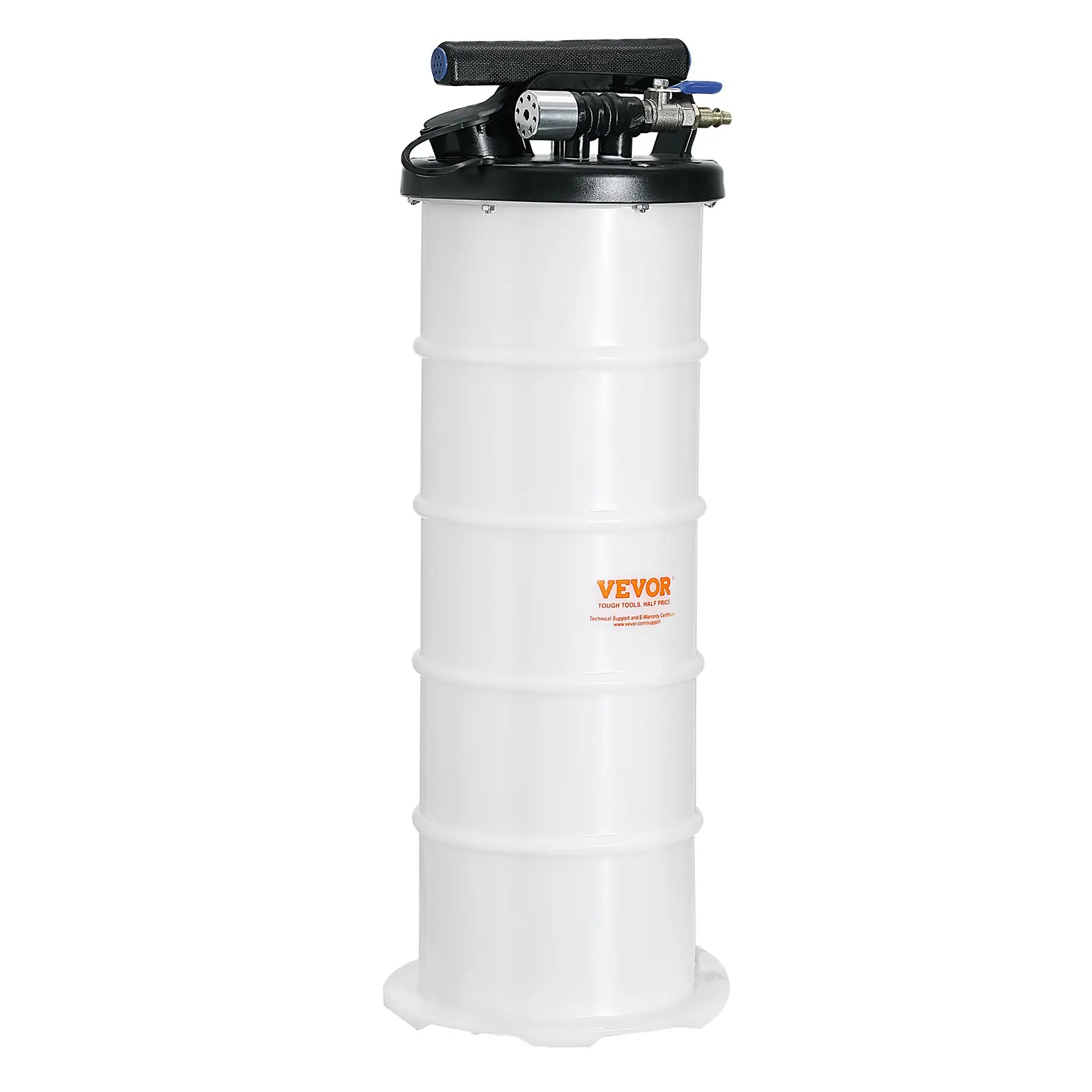 

Fluid Extractor, 1.74 Gallons (6.5 Liters), Pneumatic/Manual Oil Changer Vacuum Fluid Extractor With Dipstick And Suction Hose,