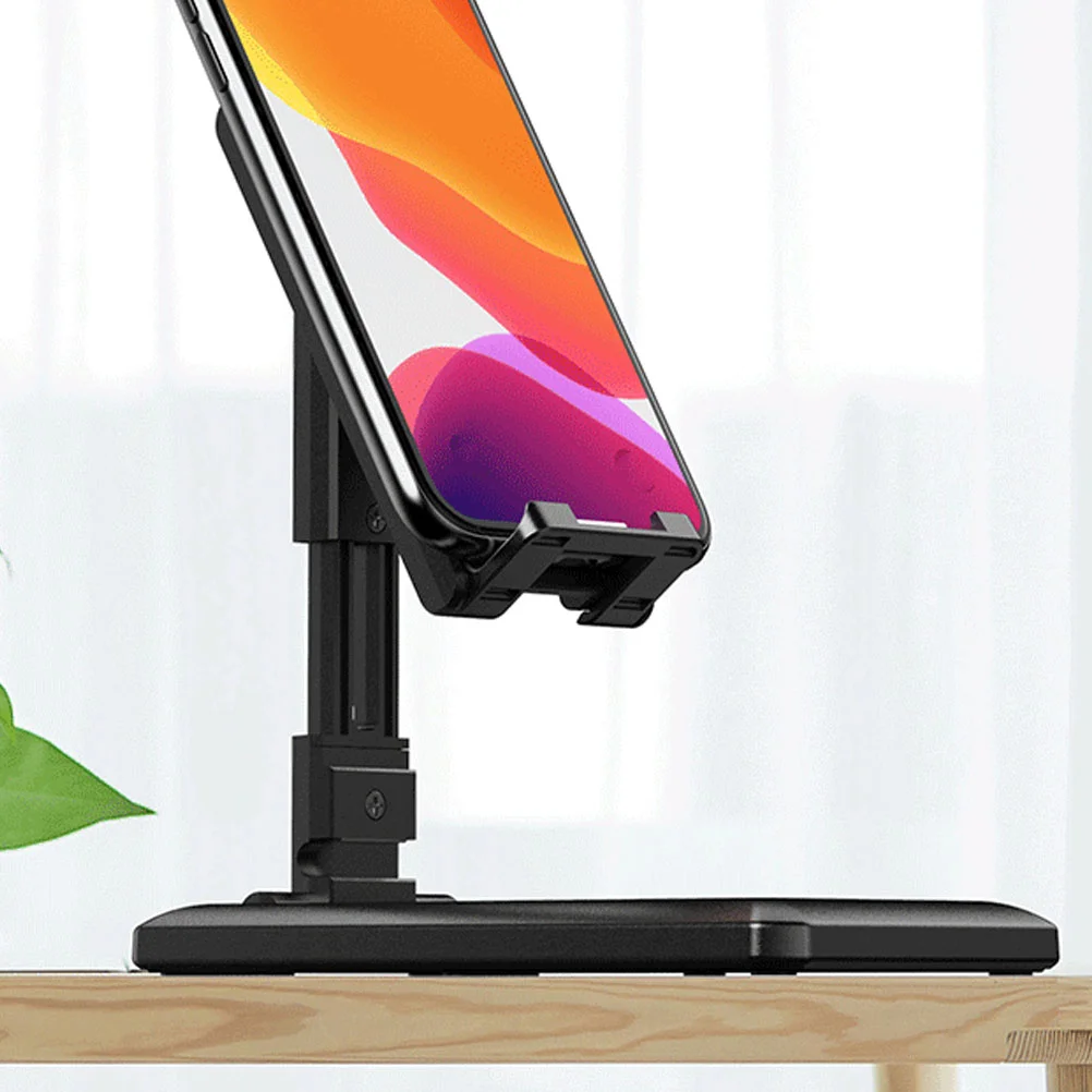 Mobile Phone Stand Desktop Bedside Lazy Holder Foldable Adjustable Cellphone Tablet Tabletop