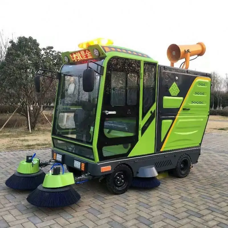 Factory Electric Streets Cleaner Machines For Sweep Street Truck Cleaning Machine