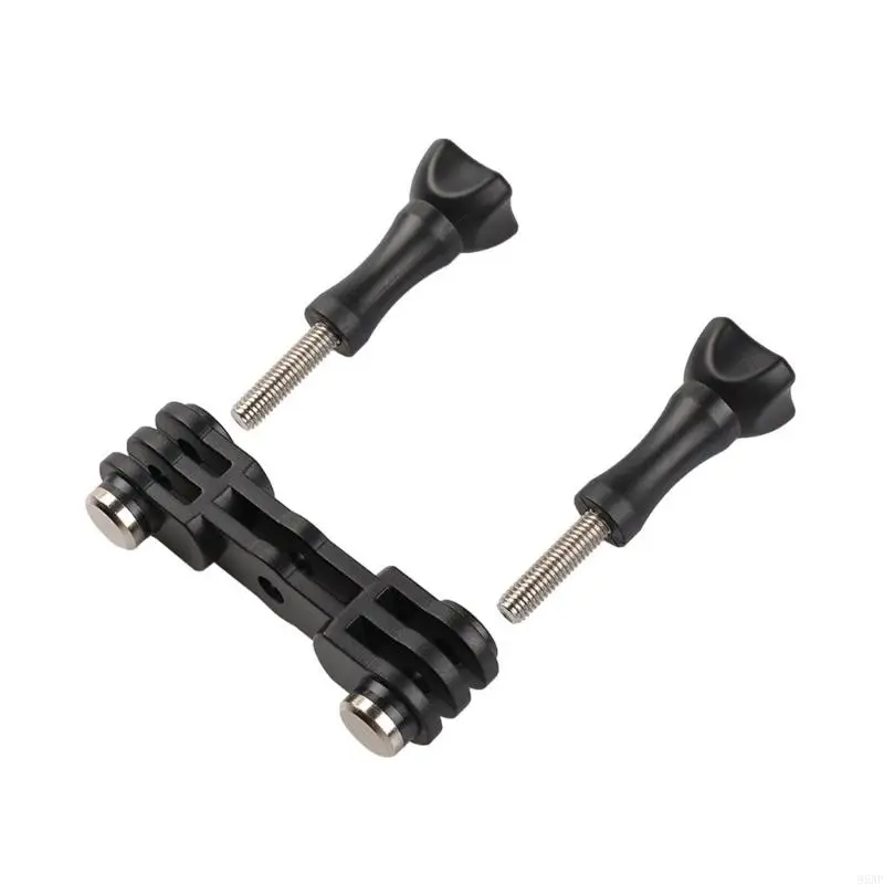 

95AF High Strength Double Mount Twin Adapter For 360 Action Camera Mount Adapter Support Photography Accessories