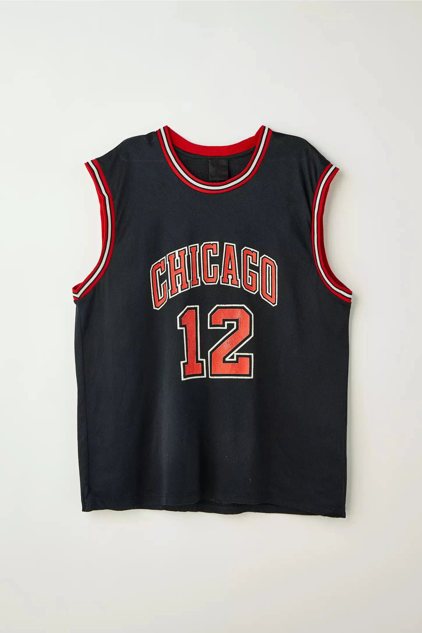 24/25 Exclusive Limited Edition Original Tank Top Quick-Drying Tank Top for Both Men and Women Vintage Chicago Bulls #12 Jersey