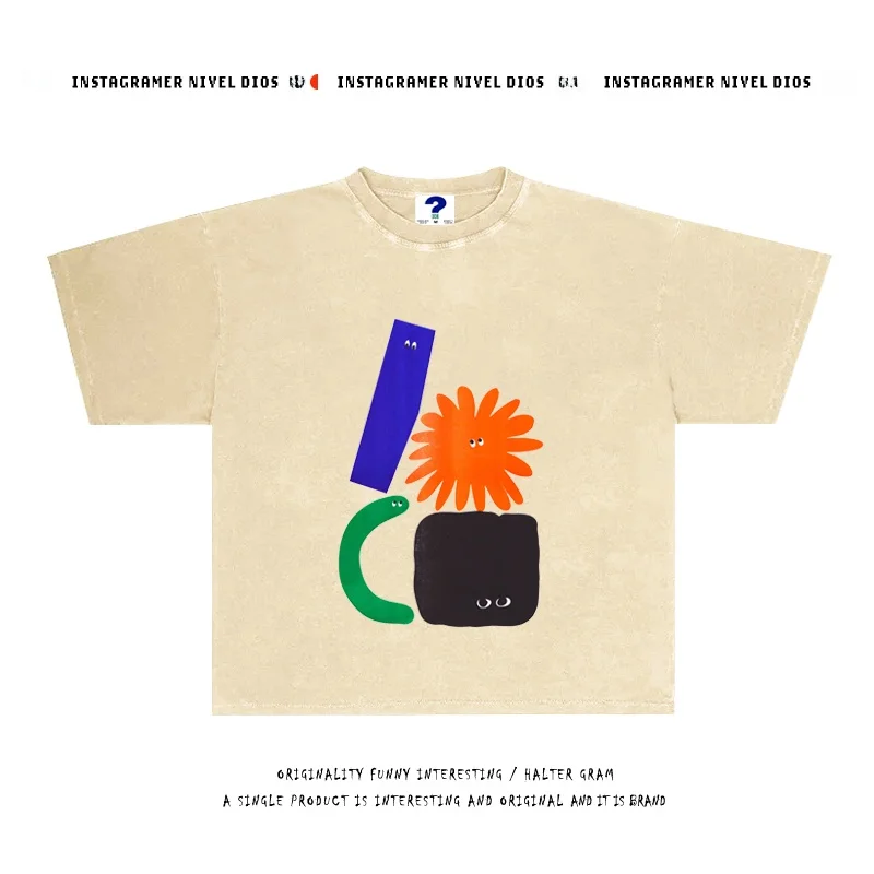 

ter 250g Heavyweight Ins Sle Trendy ex ort Sve T-irt Lazy Sle Faionable Summer Sun Protection Women...