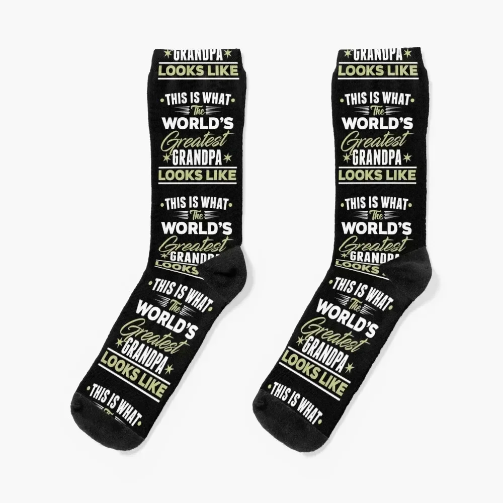 

Grandpa Love Socks Soccer Stockings Socks For Women Men's