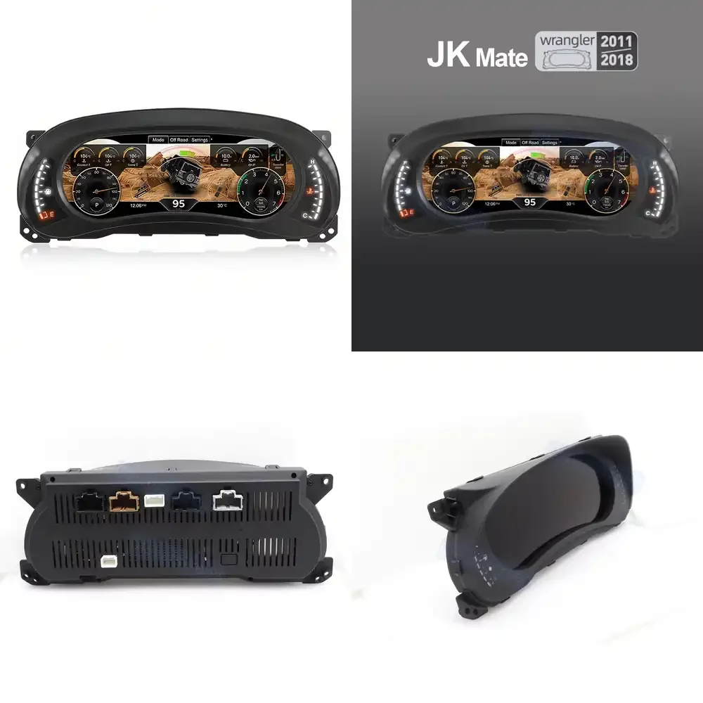 New Wrangler JK 2011-2018 Cleverscreen Digital Cluster IPS Screen 1920x1080 Resolution Speedometer Built-in