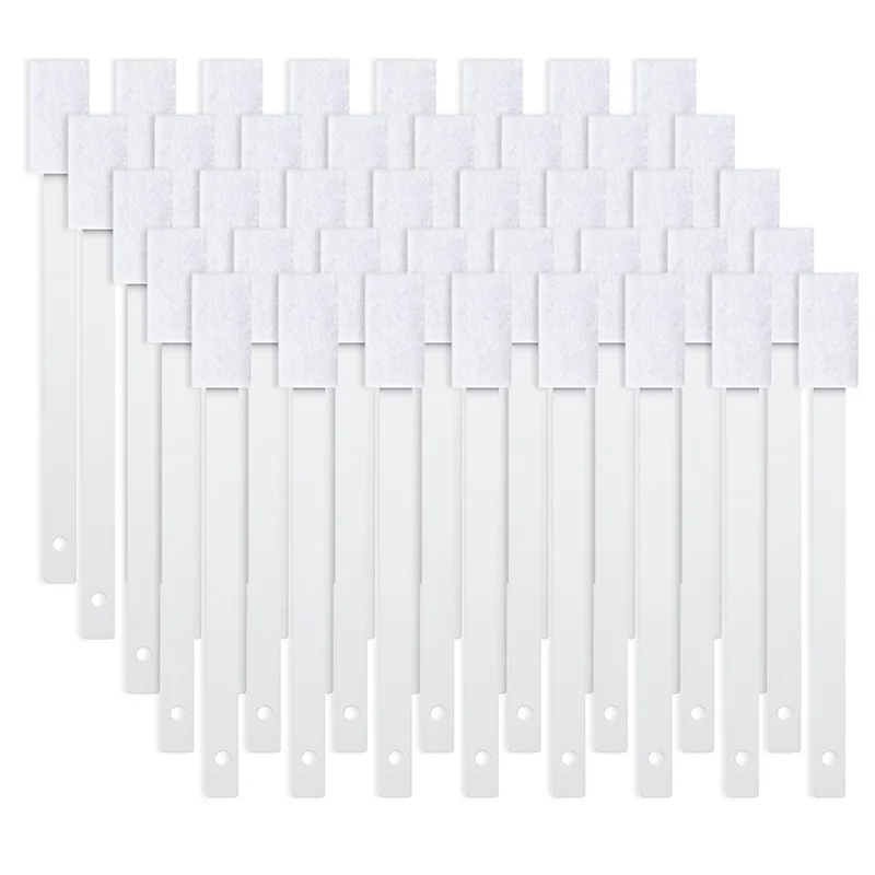 

ABPQ-100 PCS Crevice Cleaning Brushes Tools Hole Brush Disposable Toilet Brush White Keyboard Scrub Brush For Window Door Track