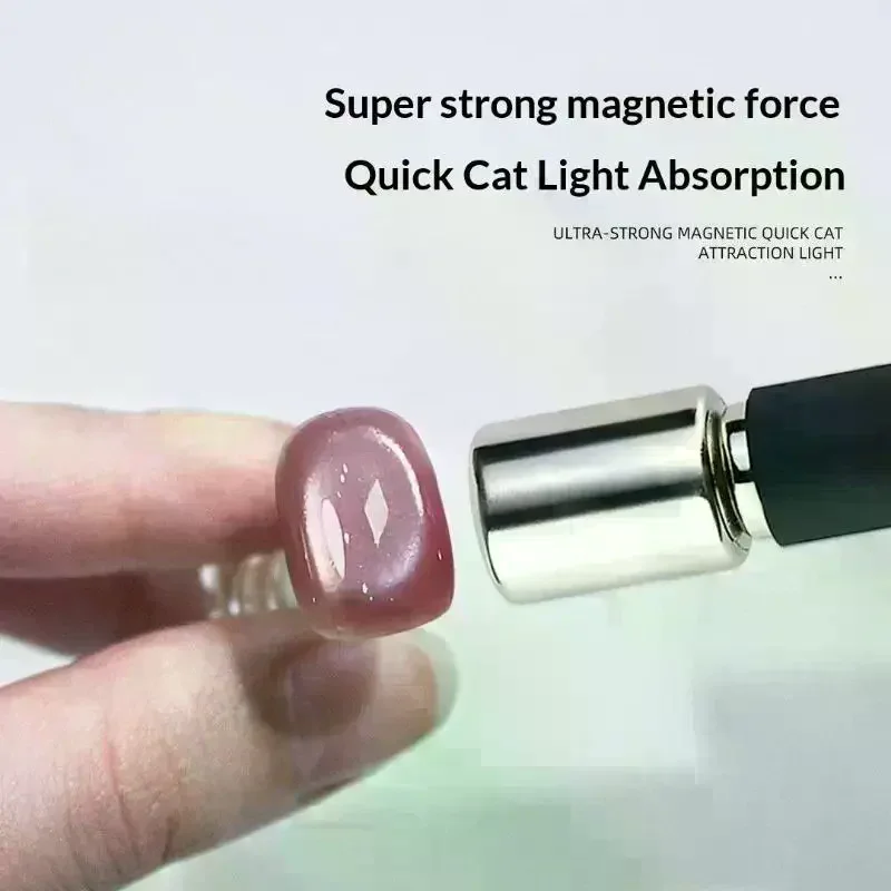 Magnetic Cylindrical Head Nail Magnet Tool Pens Magnetic Cat Eye Gel Polish Nail Art Kit For DIY Salon Studio Or Home Use Strong